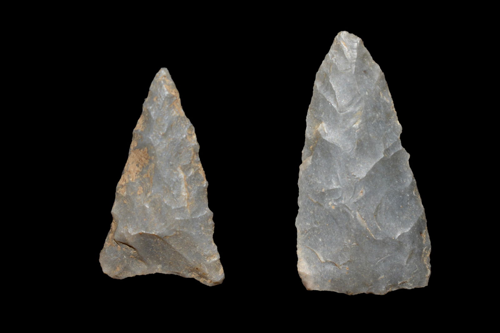 Grouping of 2 Triangles, found in Johnson CO., Illinois (1 of 2)