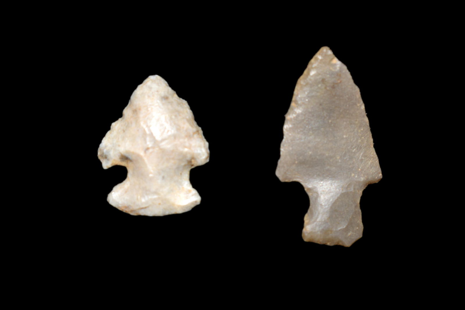 Grouping of Arrowheads, found in Johnson CO., Illinois (1 of 2)