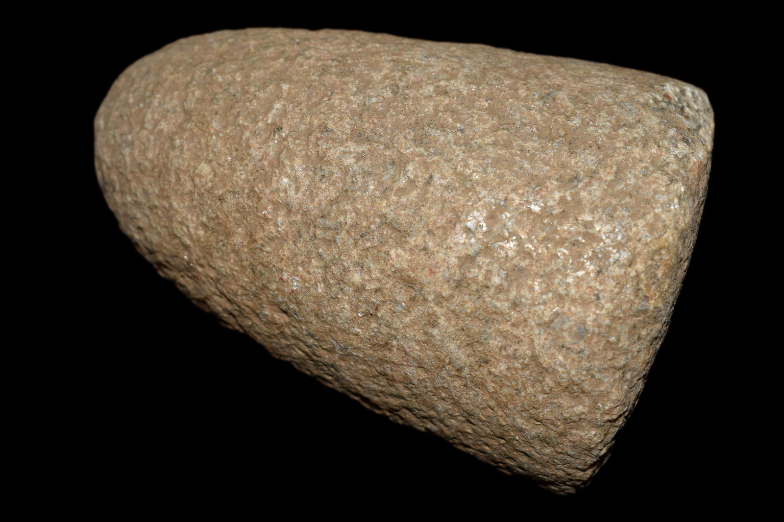 4 1/4" Hoof Pestle, made from a pink granite, found in (1 of 6)