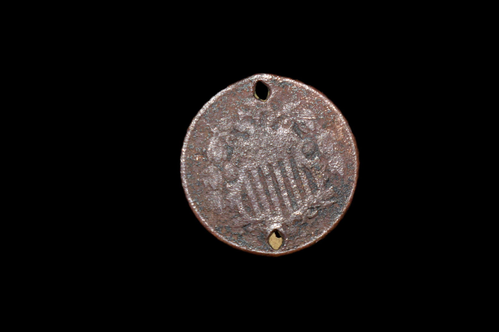 US 2 Cent Love Token,  found in Johnson CO., Illinois o (1 of 5)