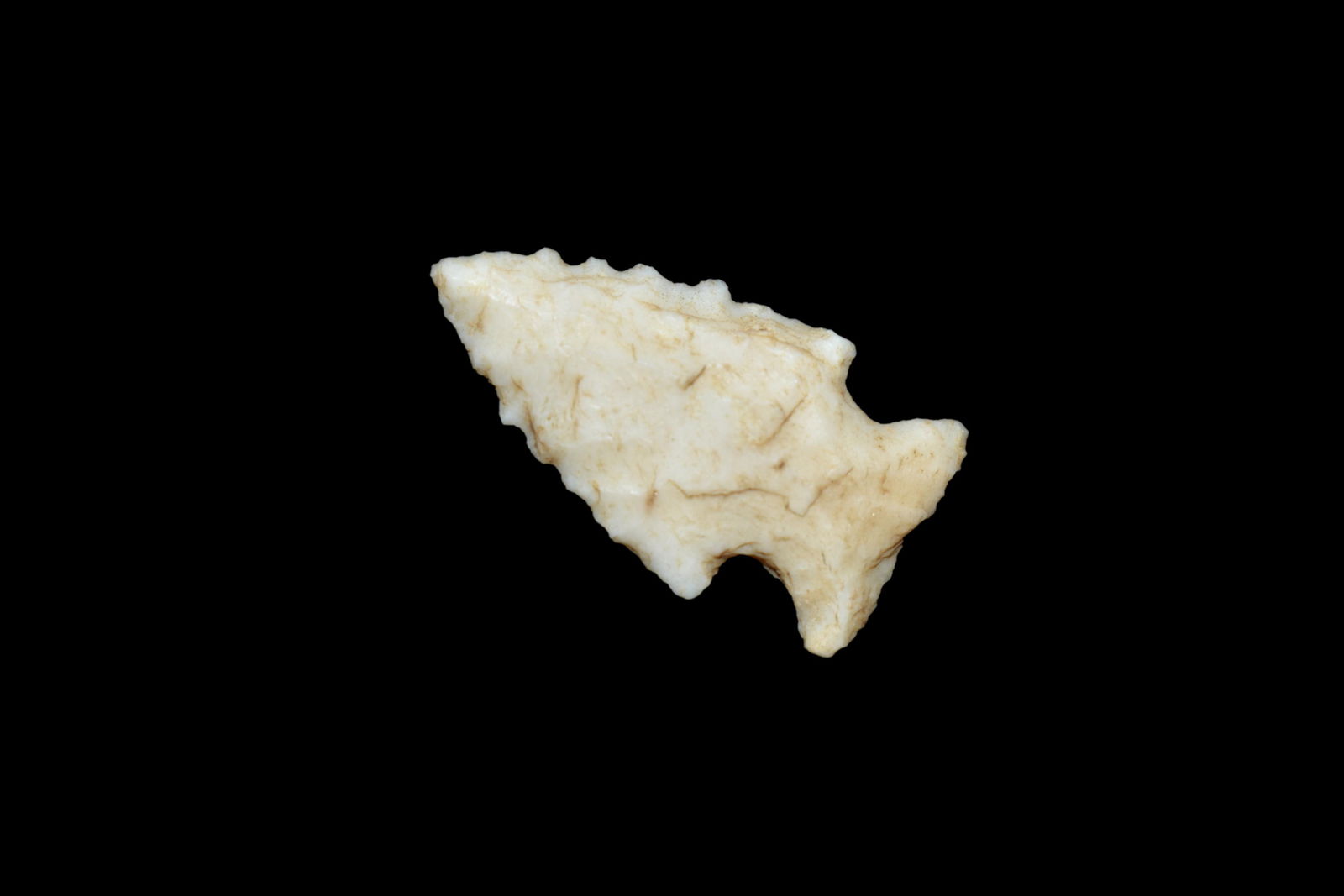 7/8" Serrated Birdpoint, found in Adams Co., Illinois, (1 of 5)