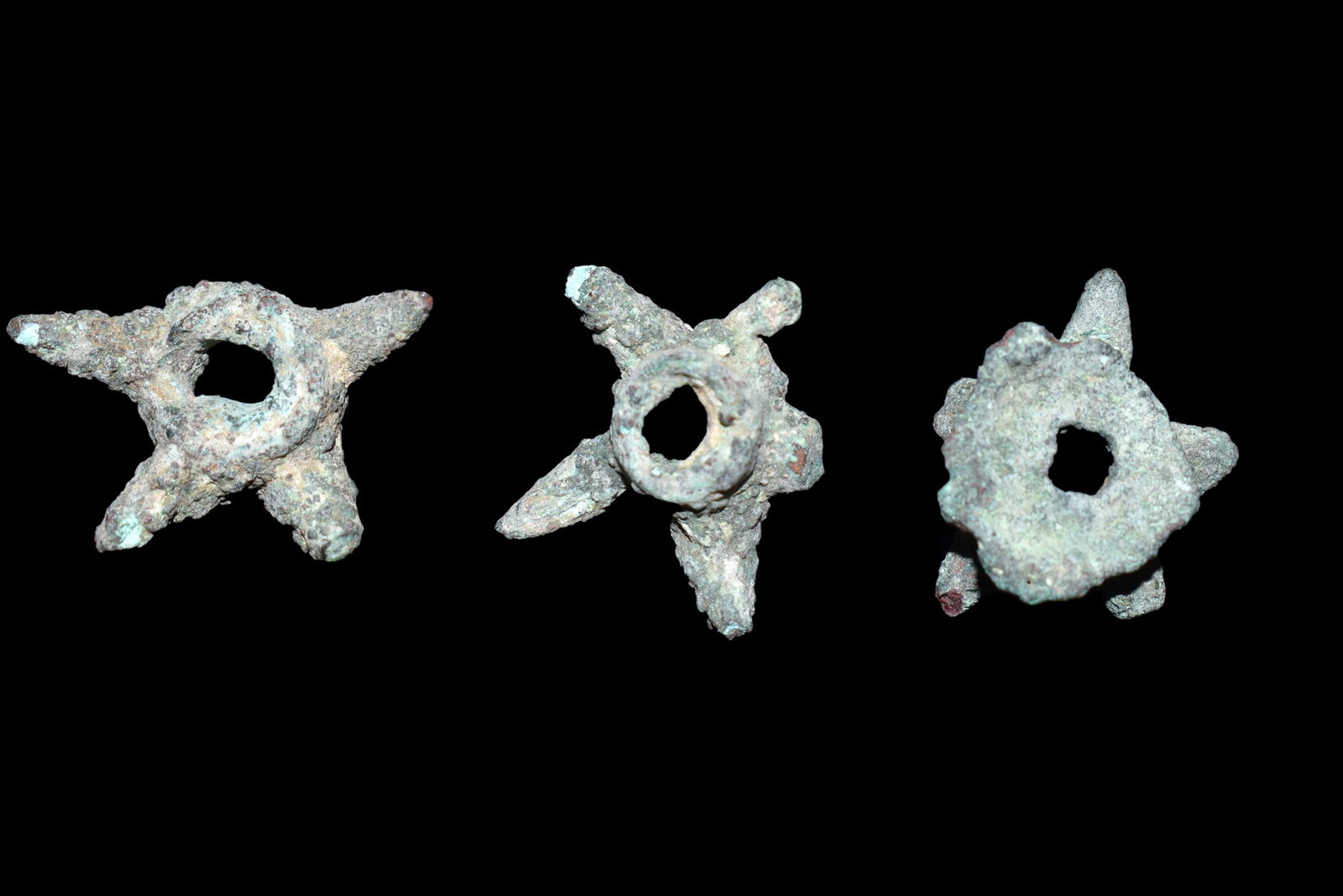 3 Inca Mace Head Pendants (1 of 2)