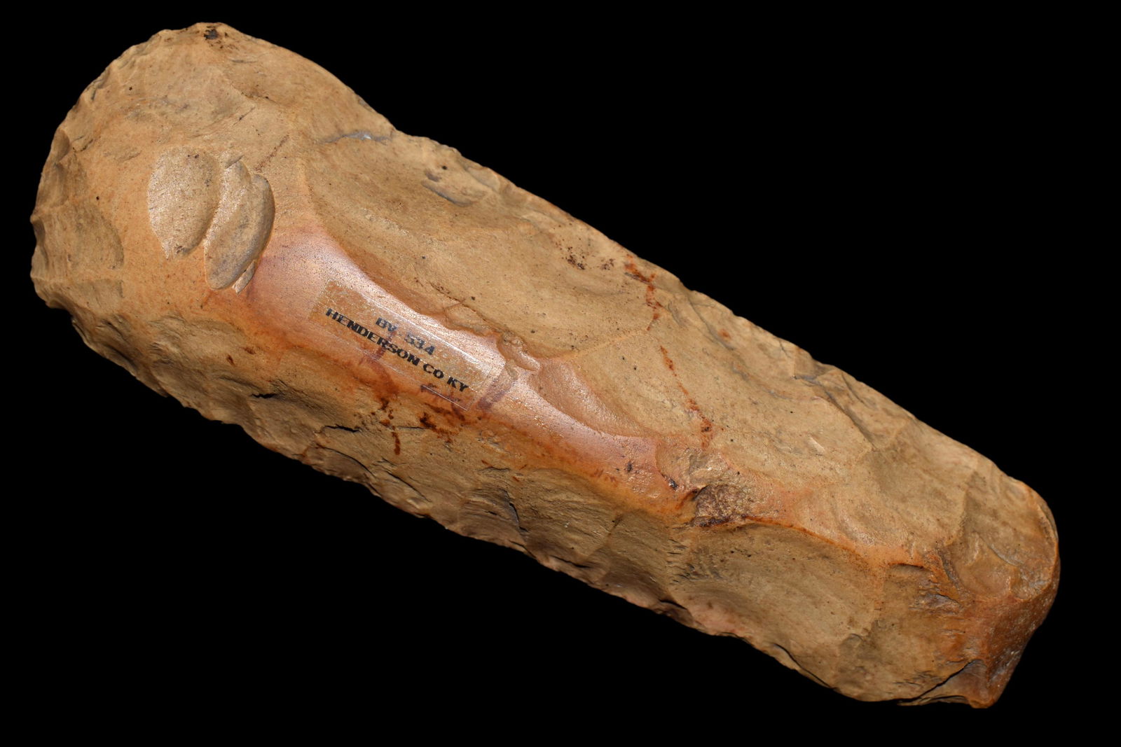 AMAZING 5 5/8" POLISHED FLINT CELT FOUND IN HENDERSON (1 of 4)