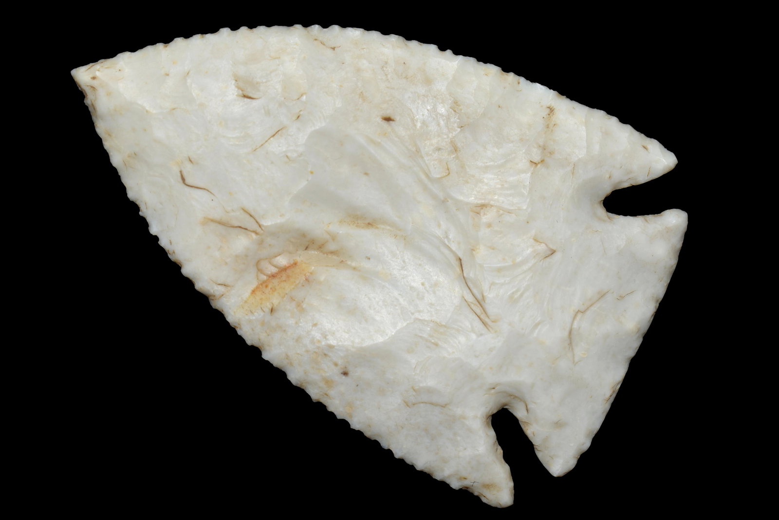 2 3/4" Serrated Kirk Corner Notch found in Peoria Co IL (1 of 7)