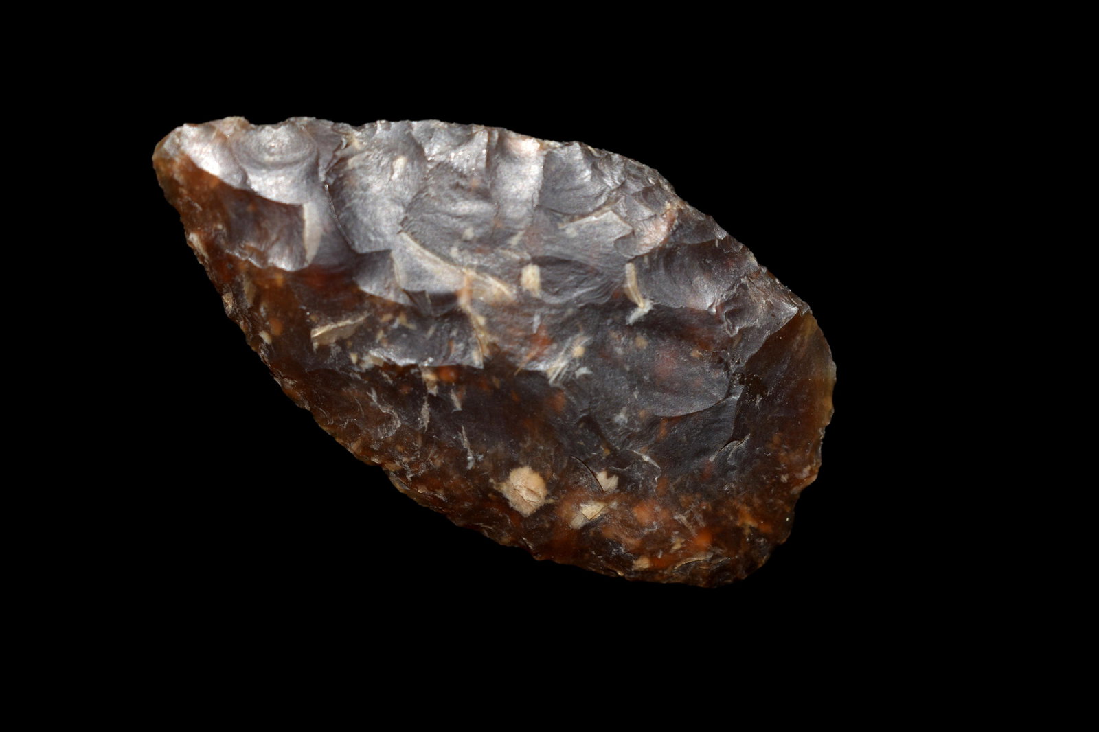 2 1/8" Knife River Flint Leaf Blade Browns Valley (1 of 4)