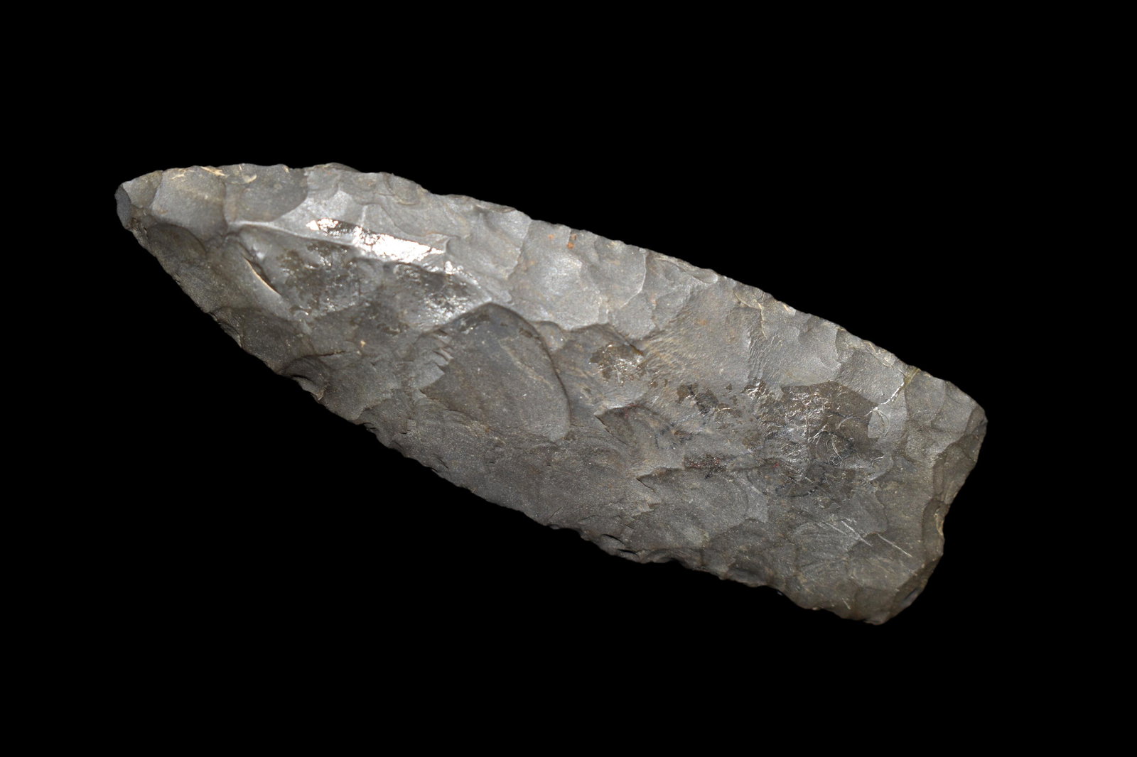 2 7/8" Paleo Lance With Medium Basal Grinding (1 of 4)