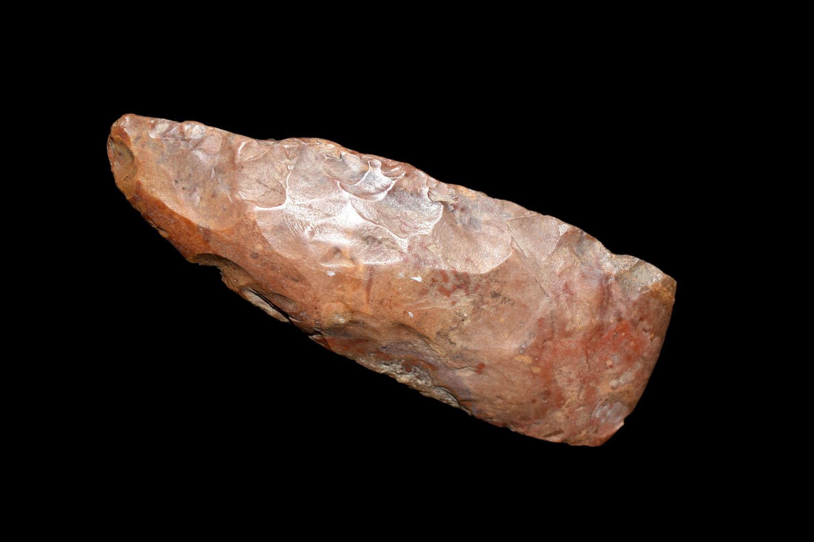 4 1/8" Colorful Flint Adze Saline County Illinois (1 of 4)