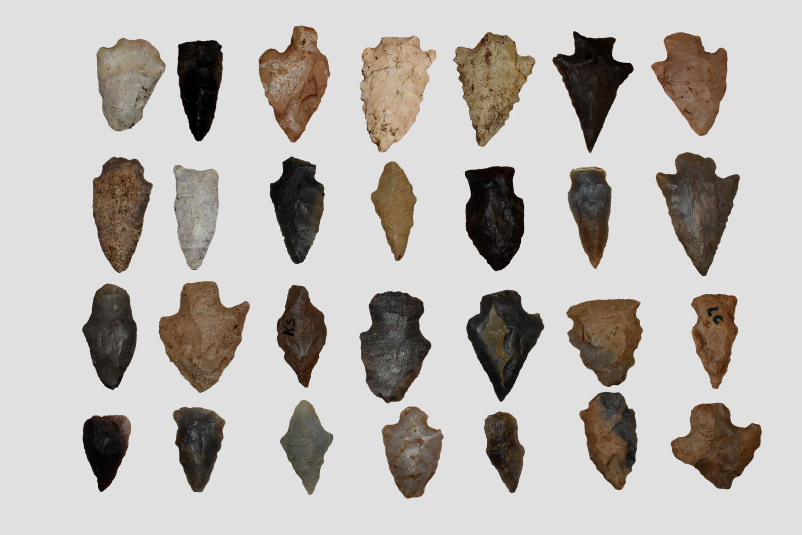 28 Framed Points KY, TN, AL, MO Materials,  Authentic (1 of 5)