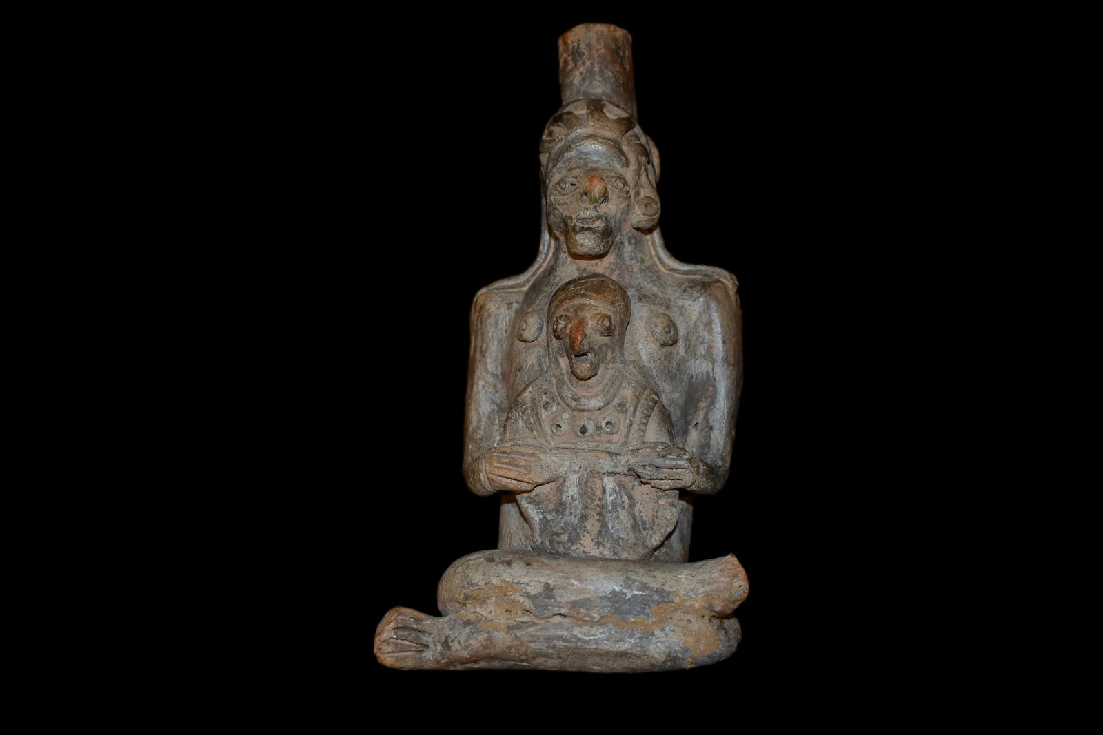 8 1/2" Incense Burner Pre Columbian (1 of 8)