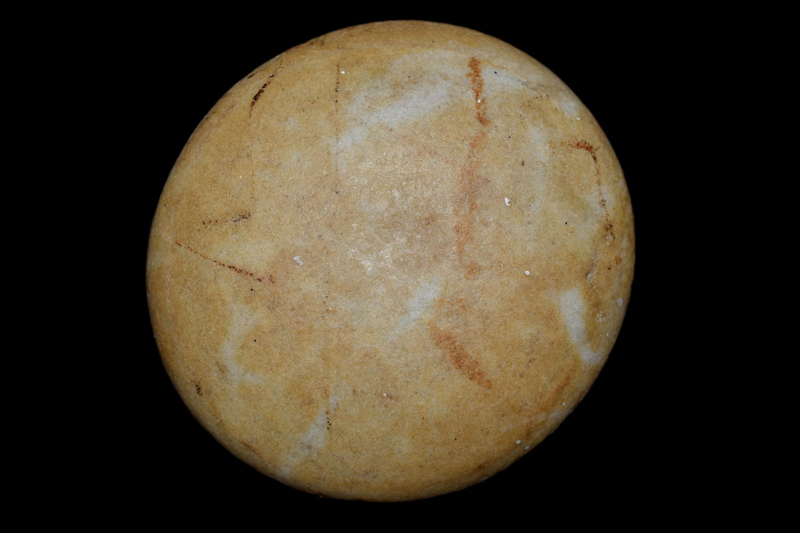 3 7/8" Biscuit Discoidal, Found by Art Gerber, Ohio Riv (1 of 7)