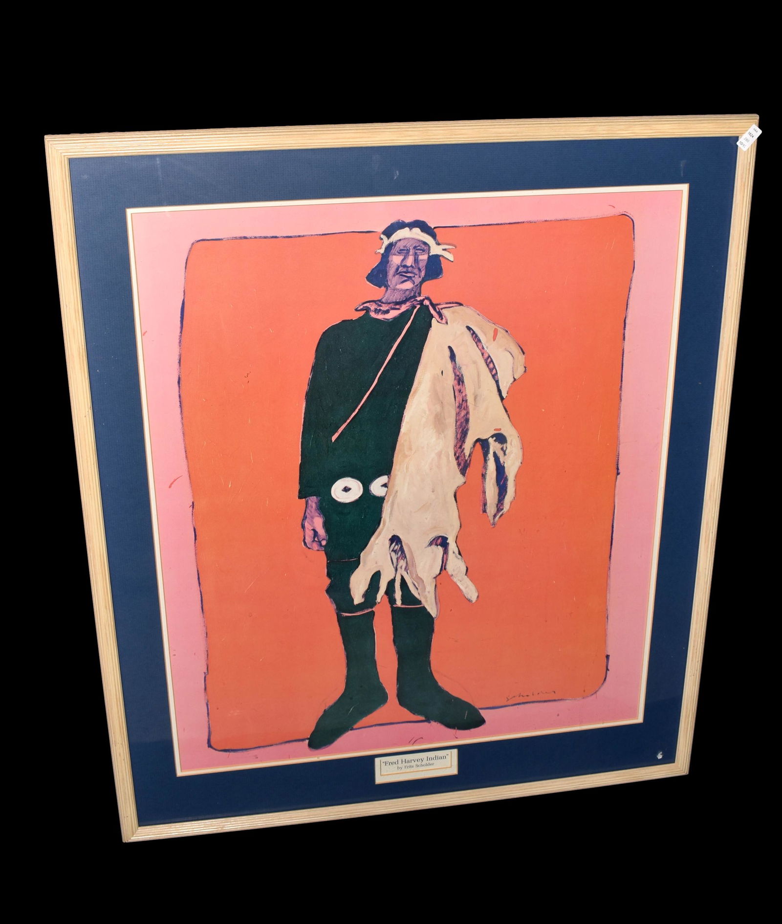 Artist Signed Native American Indian Exhibition Art Pos (1 of 5)