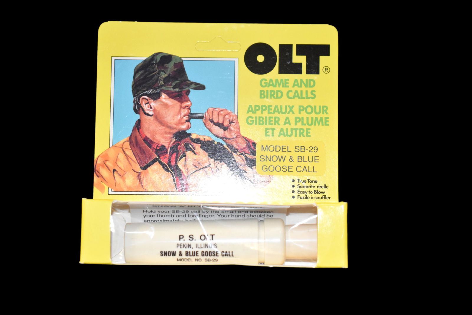 Vintage, New in box Model SB- 29 Snow & Blue Goose Call (1 of 4)