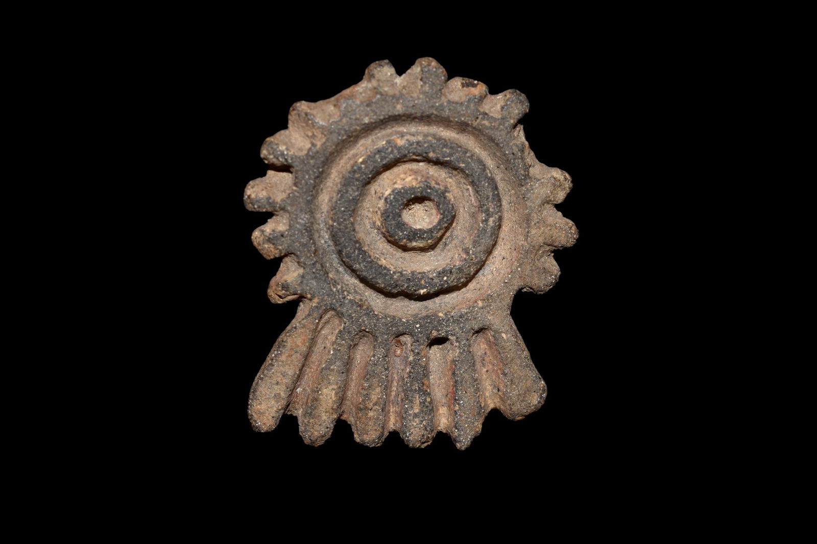 Teotihuacan Feather Stamp from Mexico, ca. 400 â€“ (1 of 4)