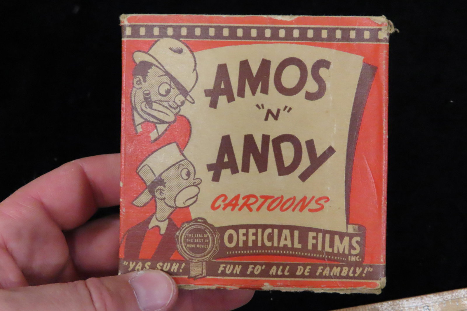 Vintage in Package 16mm Amos and Andy Cartoon ": Vintage in Package 16mm Amos and Andy Cartoon " Rasslin' Match"