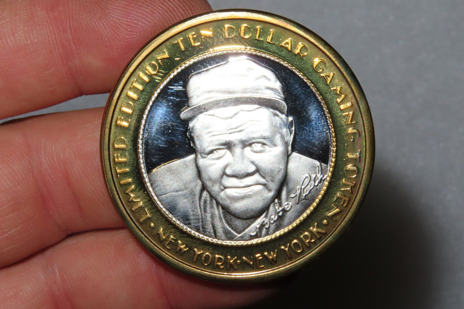 .999 Silver Babe Ruth New York Hotel Casino Las Vegas (1 of 3)