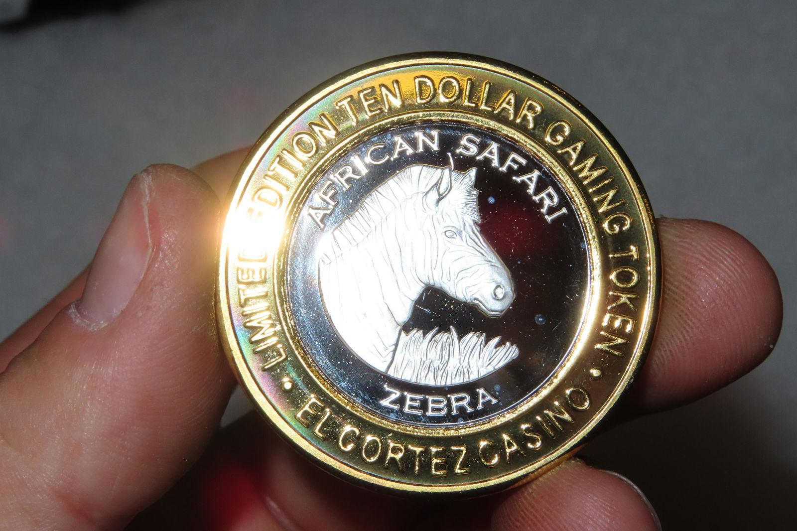 African Safari Zebra El Cortez Las Vegas NV .999 Fine (1 of 7)