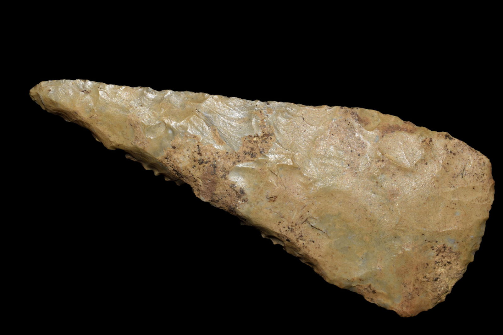 4" Beveled Cobbs, lightly serrated, southern Illinois, (1 of 8)