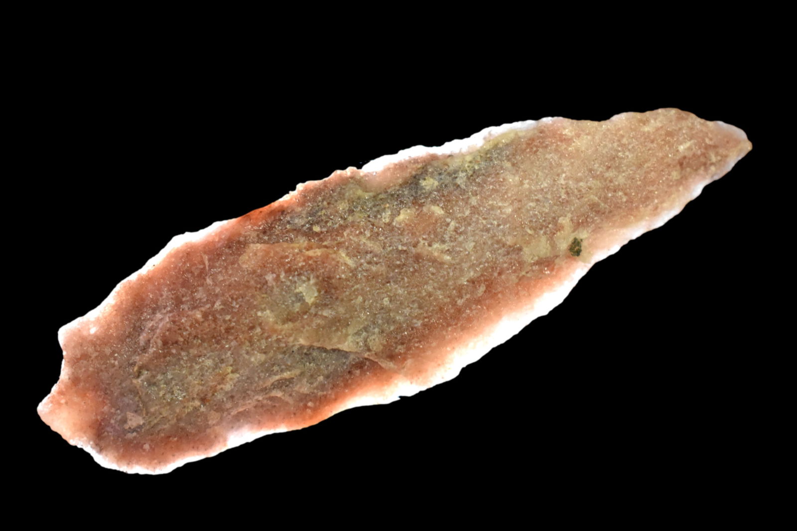 3 1/4" Rose colored Quartzite Blade found in Southern (1 of 5)