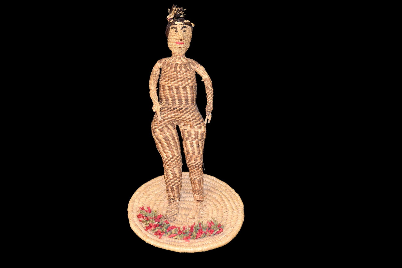 10â€ woven doll by Nathan Pickennell of Quinoult tribe (1 of 3)