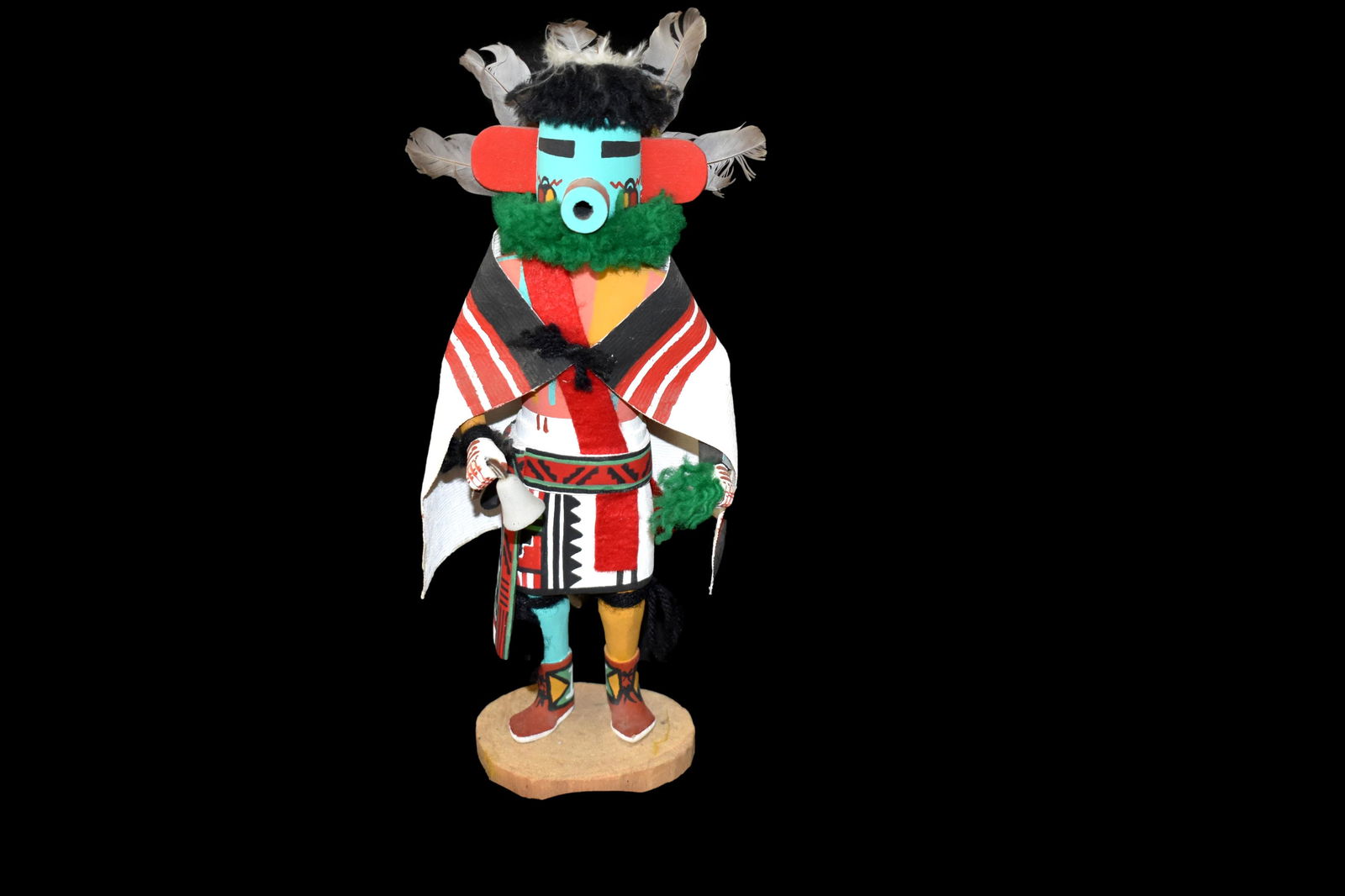 Talavai kachina- 11â€ by Ramon Albert fully painted (1 of 5)