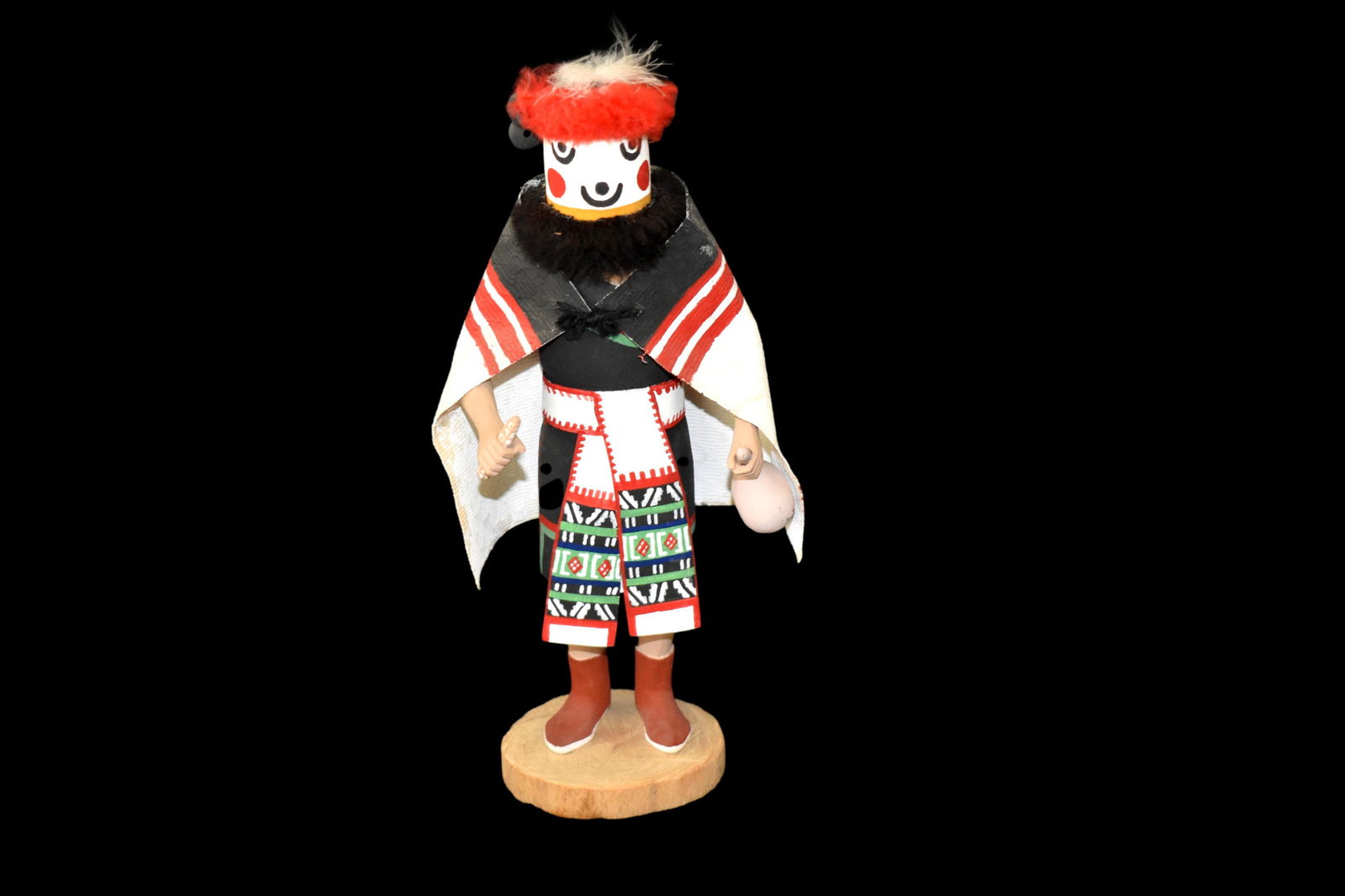 10â€ Mother Kachina by Ramon Albert Sr. painted wood (1 of 4)