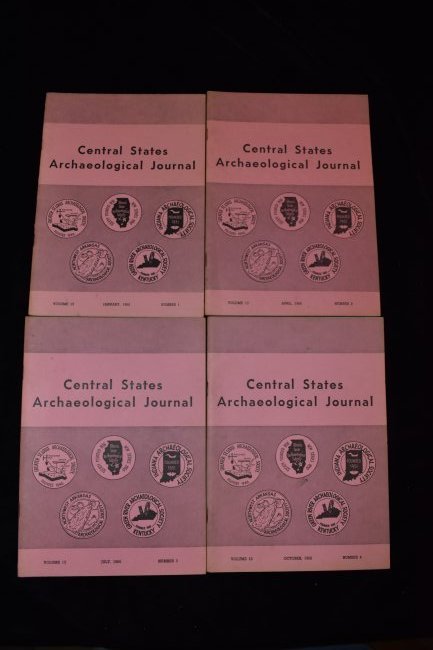Set of 4 Central States Archaeological Journal 1966 (1 of 1)