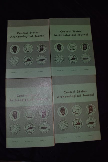 Set of 4 Central States Archaeological Journal 1969 (1 of 1)