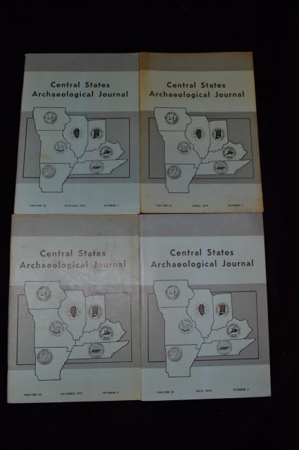 Set of 4 Central States Archaeological Journal 1975 (1 of 1)