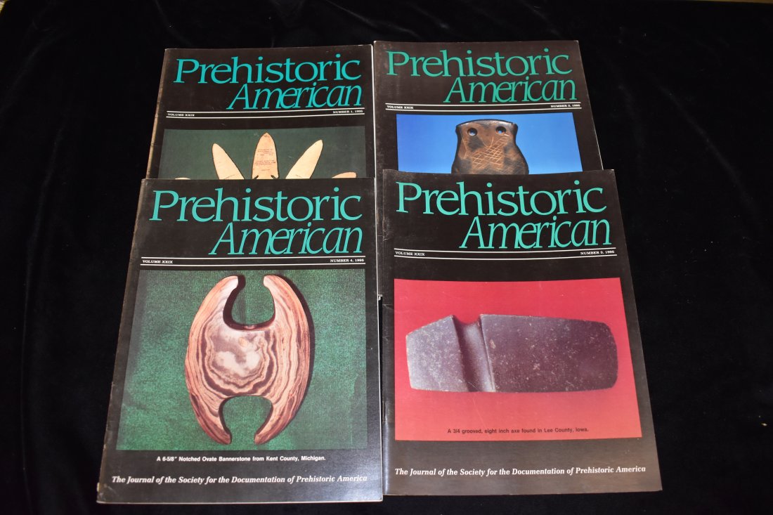 Set of 4 Prehistoric American Journals 1995: Set of 4 Prehistoric American Journals