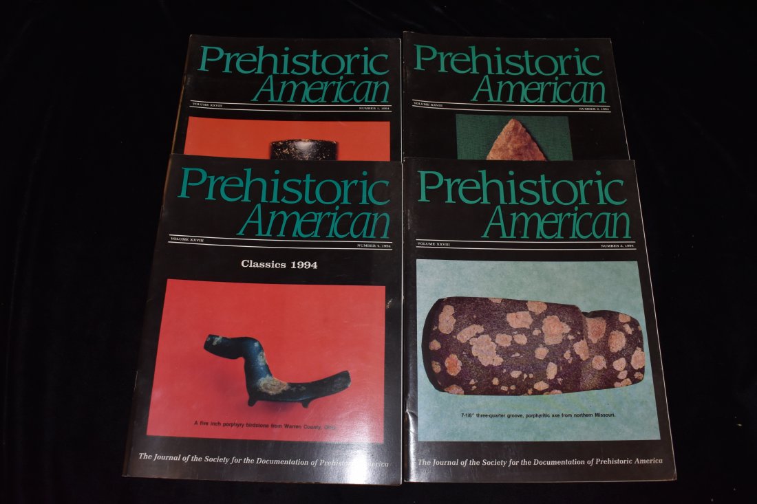 Set of 4 Prehistoric American Journals 1994 (1 of 1)