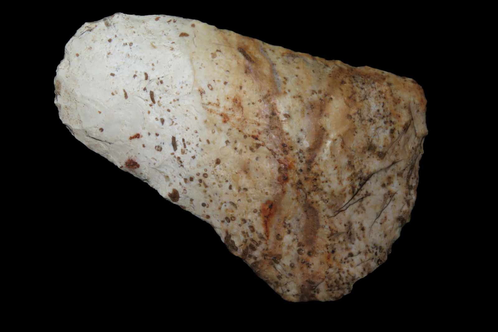 4.1/8" Flint Spade, Hopewell Hoe, Nice use polish and (1 of 10)