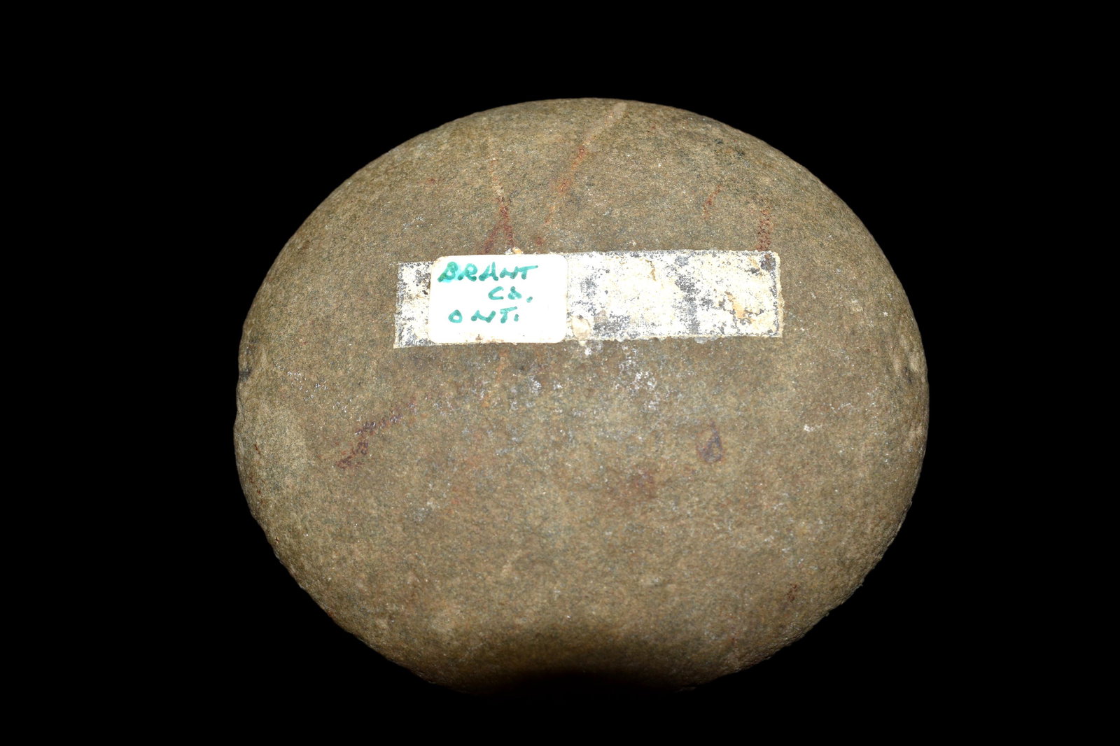 4" Game Stone found in Brant Co, Ontario. (1 of 7)