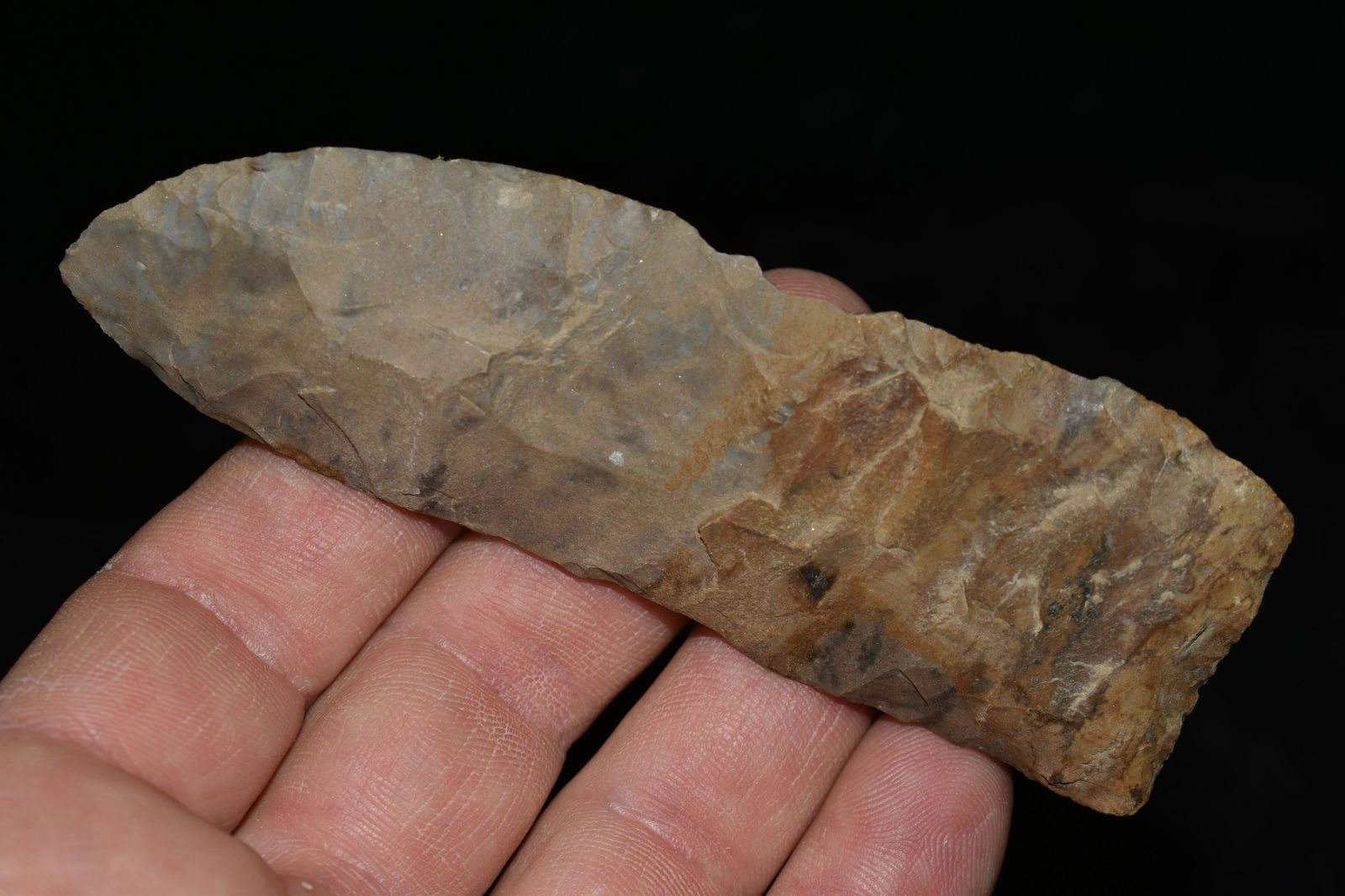 4" Archaic Knife, Found by Wesley Holland, Hardin Co. (1 of 4)