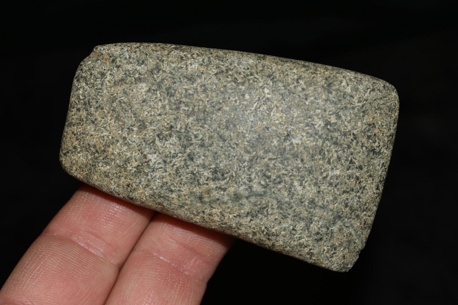 3" Celt wonderful finish and color found by Robert Williams in Madison Co, Illinois.: 3" Celt wonderful finish and color found by Robert Williams in Madison Co, Illinois.