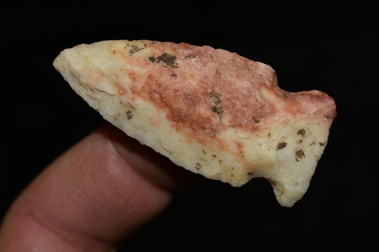 1 15/16" Side Notch with outstanding colors found in Adair Co, Missouri. (1 of 4)