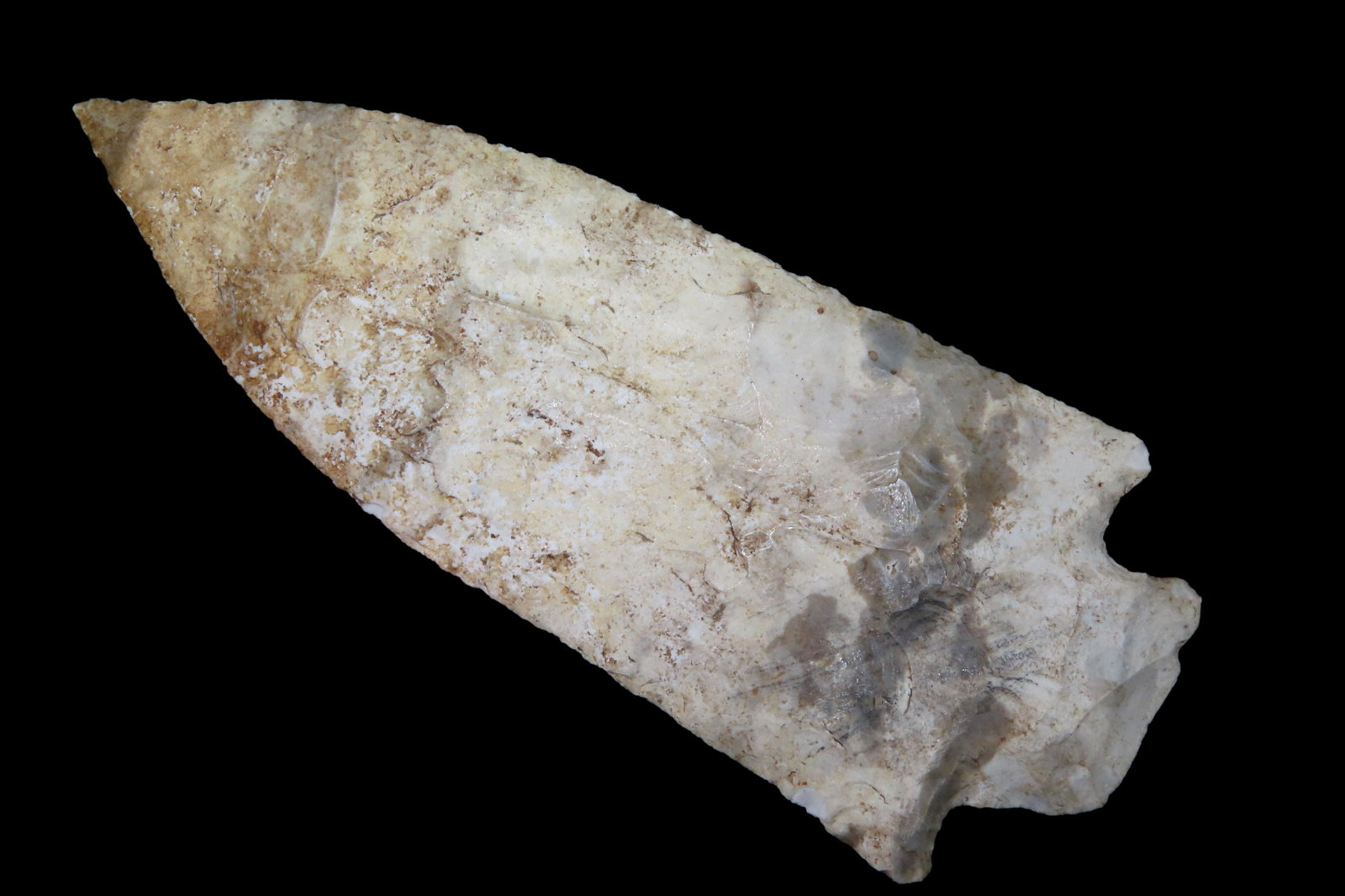 OUTSTANDING 5" ETLEY FOUND IN LINCOLN COUNTY MISSOURI, EXCELLENT FLAKING AND GREAT COLOR, VERY THIN (1 of 5)