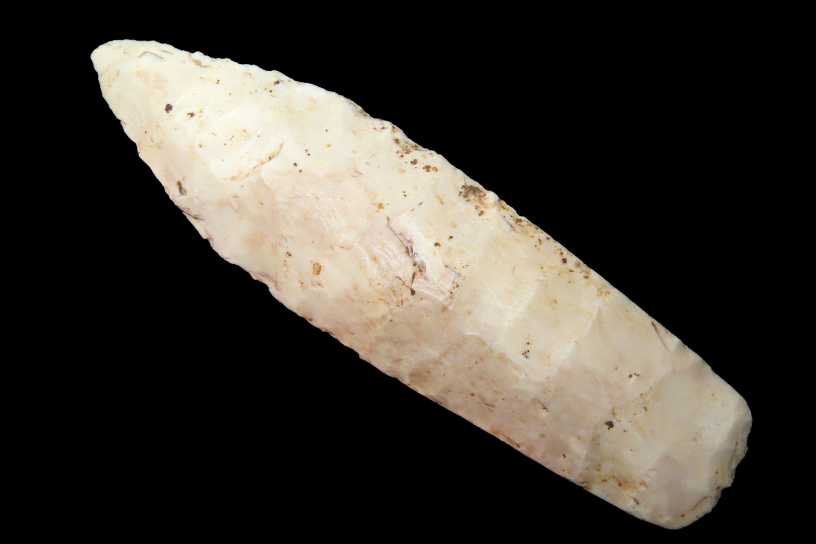 INCREDIBLE 3 7/8" AGATE BASIN, FOUND IN JERSEY COUNTY ILLINOIS, VERY WELL FLAKED WITH A NICE MEDIAL (1 of 5)