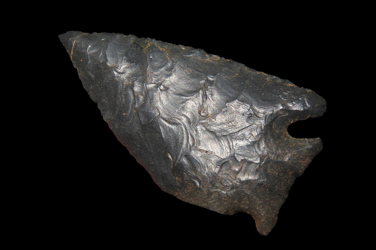 NICE 2 1/2" RANKIN FOUND IN NORTHERN TENNESSEE, VERY WELL FLAKED EXAMPLE OF A RARE POINT TYPE, (1 of 4)