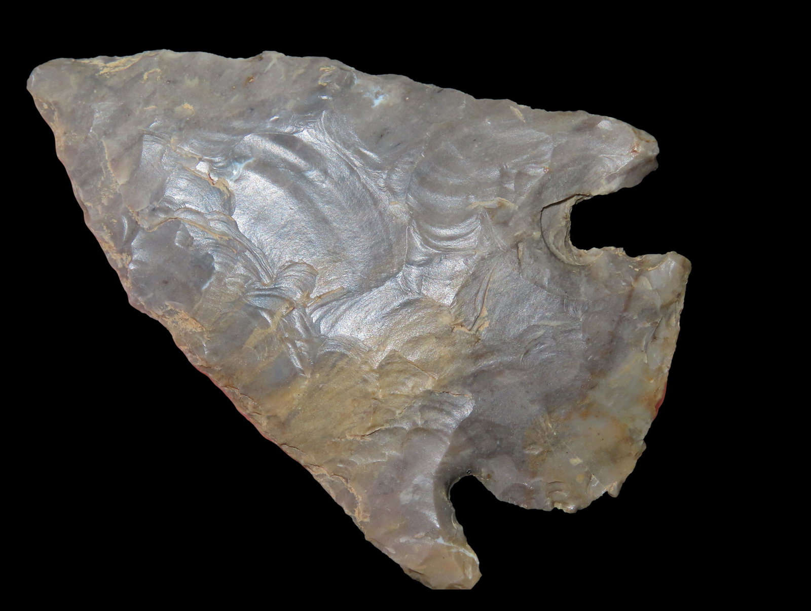 2 1/4" CORNERNOTCH FOUND IN CRAIGHEAD COUNTY ARKANSAS BY DUB LYERLY, GREAT EXAMPLE, INDIAN (1 of 4)