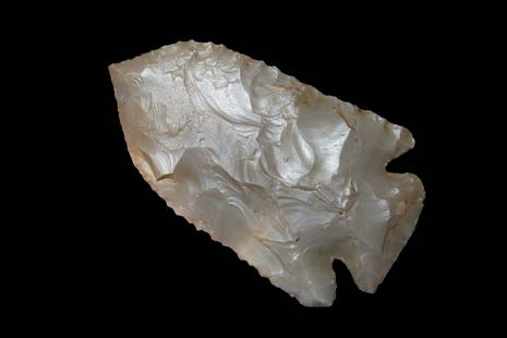 2 1/8" Pine Tree made of Hornstone with fine Workmanship. Swanns Landing Site Origin. Harrison Co: 2 1/8" Pine Tree made of Hornstone with fine Workmanship. Swanns Landing Site Origin. Harrison Co Indiana Ex Lara Zeibak