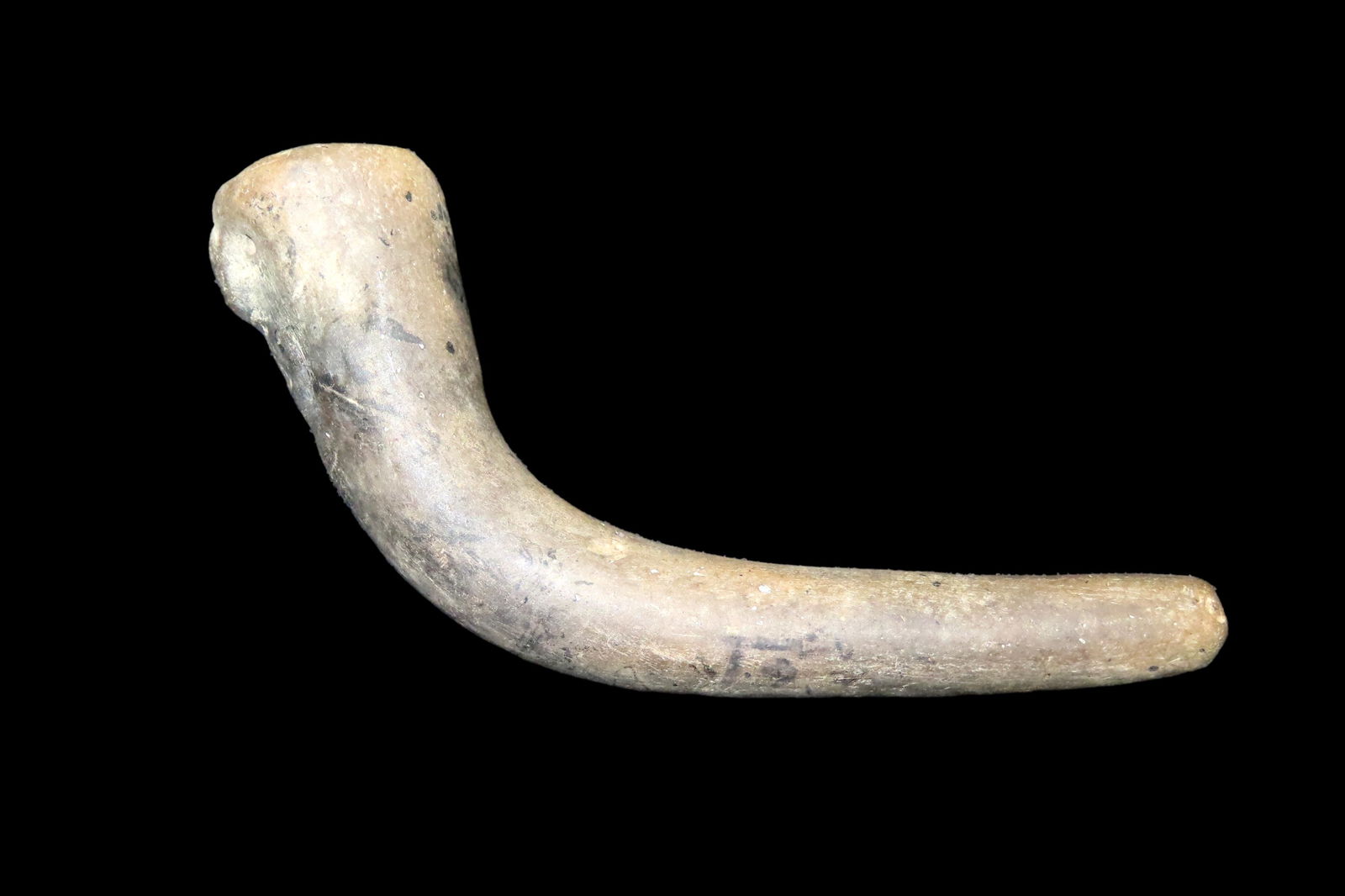 5 5/8" Iroquois Eace Effigy Pipe Motley COA Found in Ontario County New York (1 of 8)