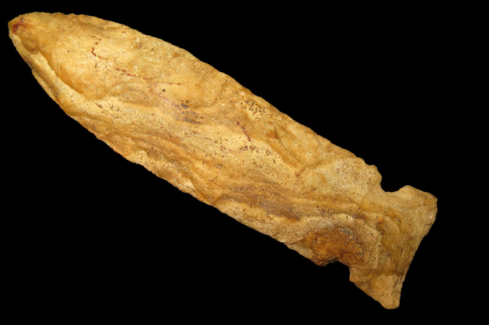 5 3/8" Chesterfield Motley COA made from B owling Green Brown Chert found in St Louis County (1 of 9)