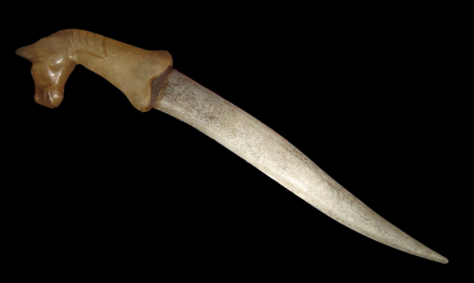 Mughal Jade Horse Head Dagger EX. James Vroom Collection (1 of 6)