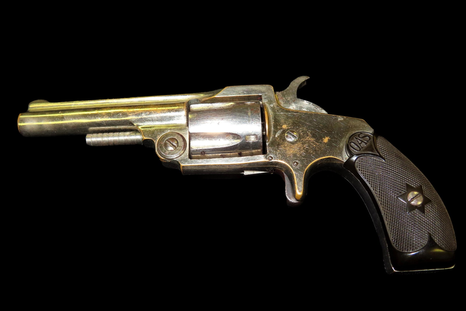 OAS 5 shot revolver, Marked Smiths New Model, Unknown age, Non-Functioning (not working): OAS 5 shot revolver, Marked Smiths New Model, Unknown age, Non-Functioning (not working)