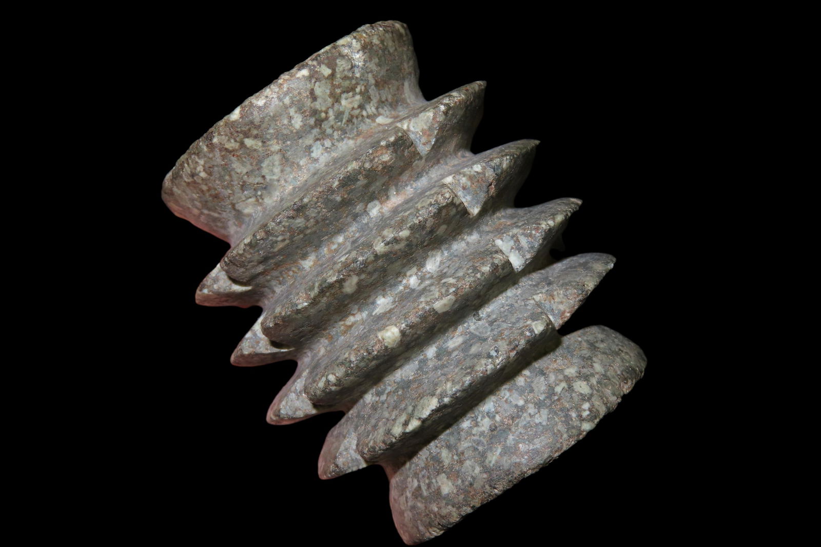 2 1/2" Mace Head, Jade, Pre Columbia, Ex Greg Purdun Collection, Found in Belize (1 of 9)