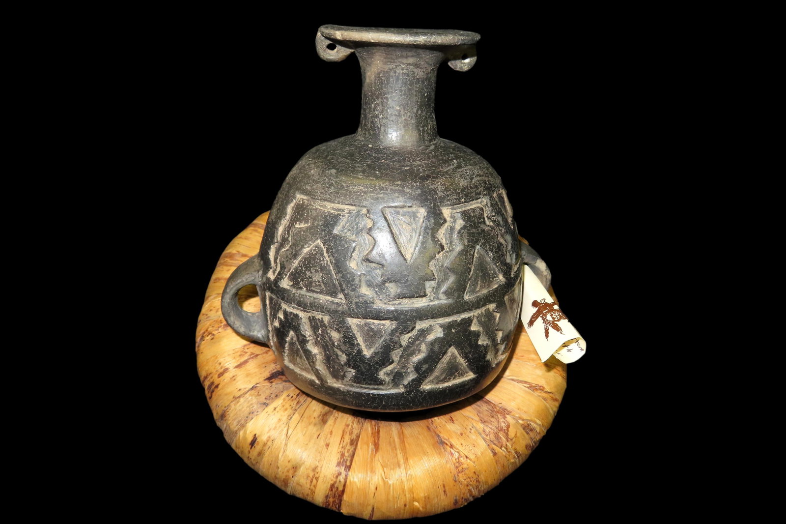 Inca Vessel 6 7/8" Tall X 5 1/2" Dia, Found in Peru, Ex Dave Walley Collection. Nicely Execute, (1 of 7)