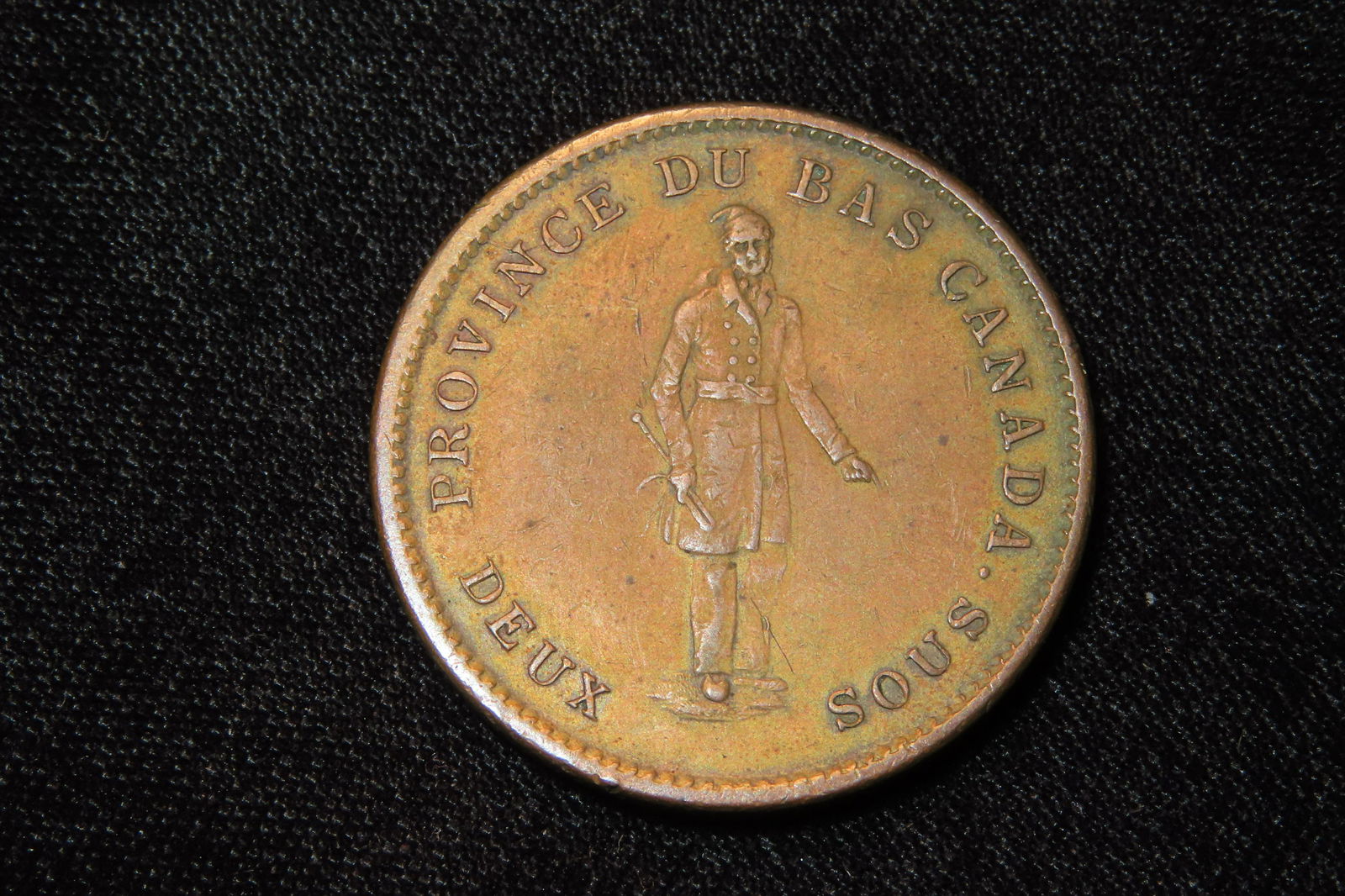 Deux Province Du Bas Canada Sous1837 Bank Token One Penny (1 of 3)
