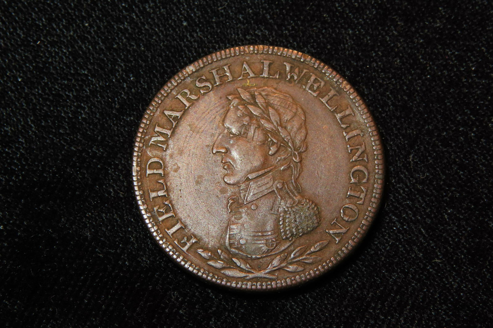 Field Marshall Wellingon Half Penny Token (1 of 3)