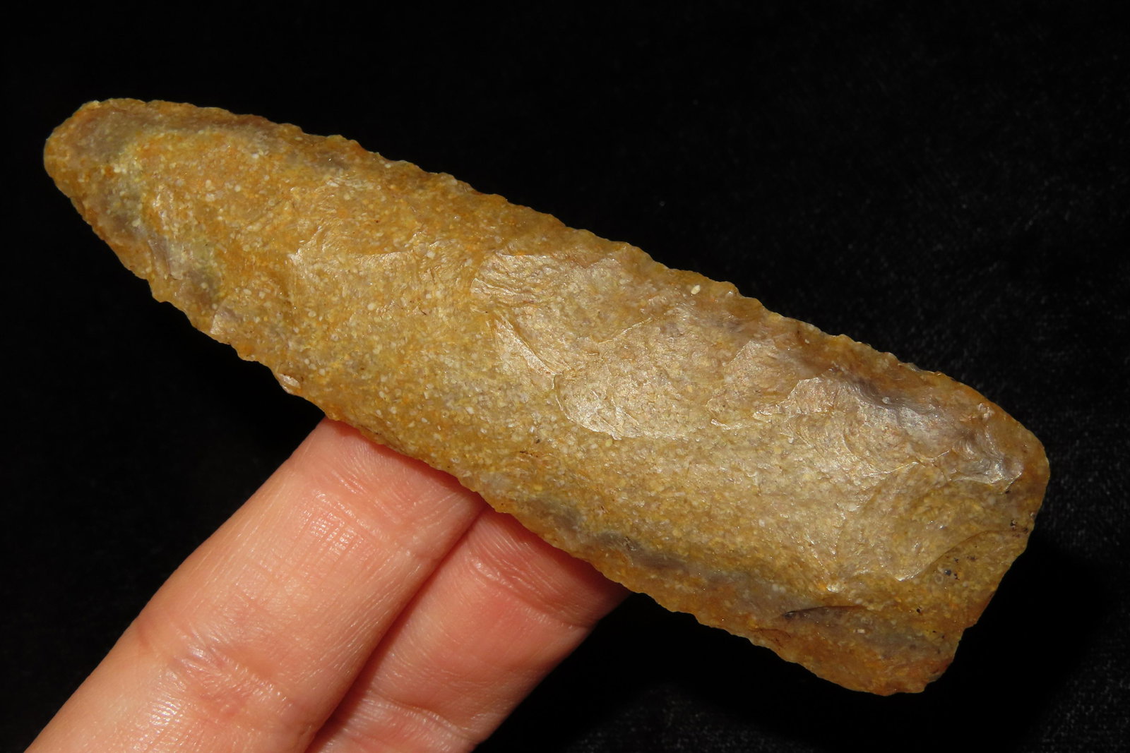 3 3/8" Angostura found in 2003 in Illinois EX. Sam Wasion Collection Authentic Native American (1 of 8)