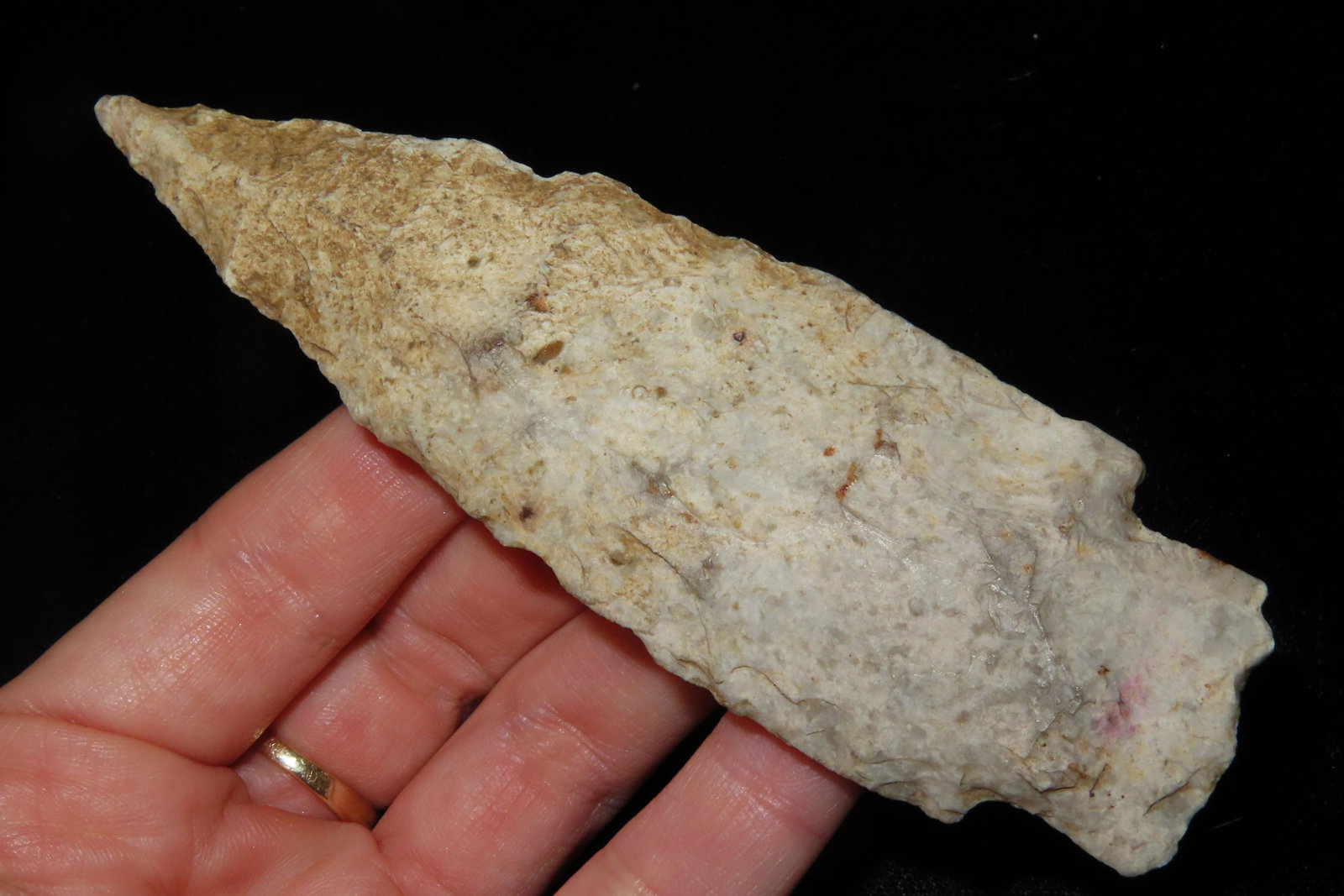 4 5/8" Etley Found in Missouri EX. Sam Wasion Collection Authentic Native American  Artifact (1 of 8)